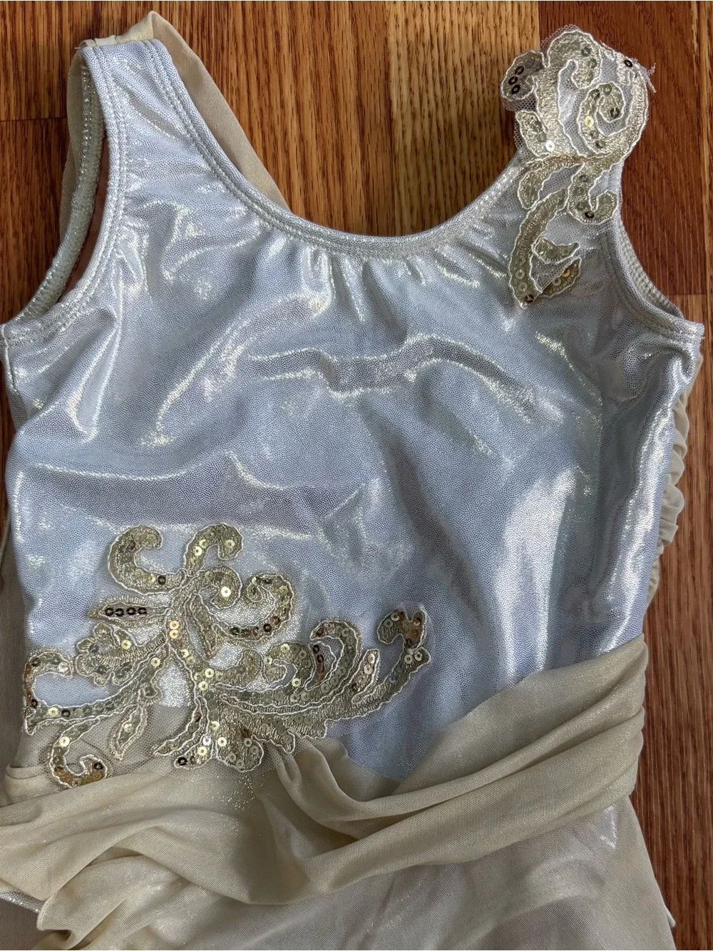 Revolution Dancewear Metallic Sequined Contemporary Lyrical Dance Costume